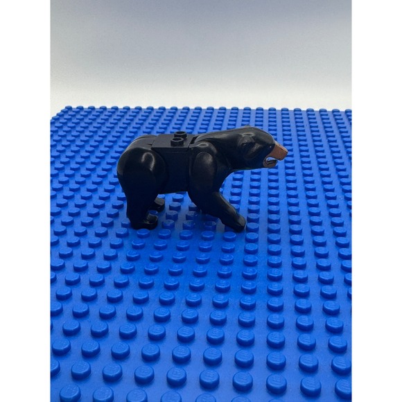 Lego Other - LEGO Black Bear with 2 Studs on Back with Black Nose (98295c01pb030) From 60188